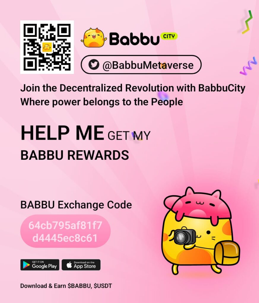 Babbu referral exchange code 