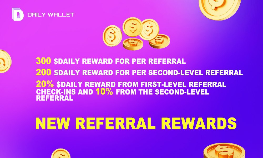 $Dailywallet bonus referral sign up telegram invitation link and info